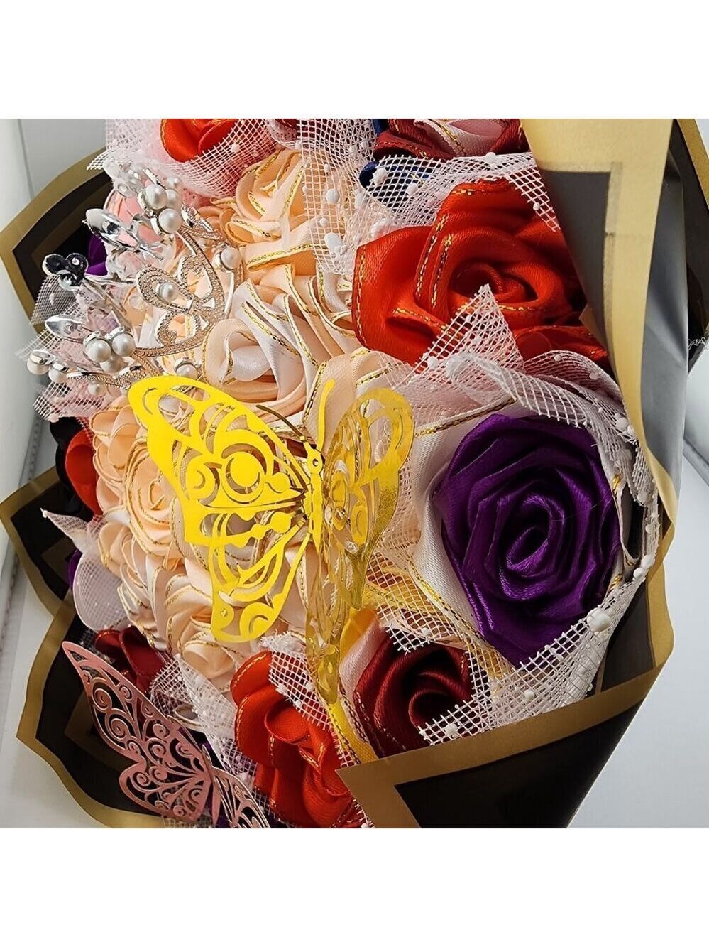 Brand New Handmade 2 Dozen Roses - Picture 8 of 16